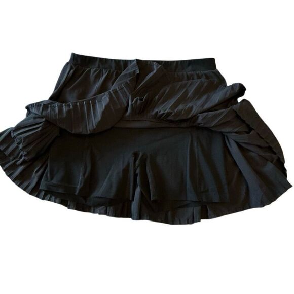 Spanx Get Moving Yes Pleats Pull-on Athletic Tennis Skorts Black XL - Picture 4 of 6
